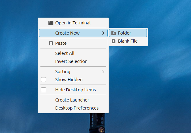 Create folder