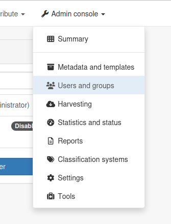 Users and groups